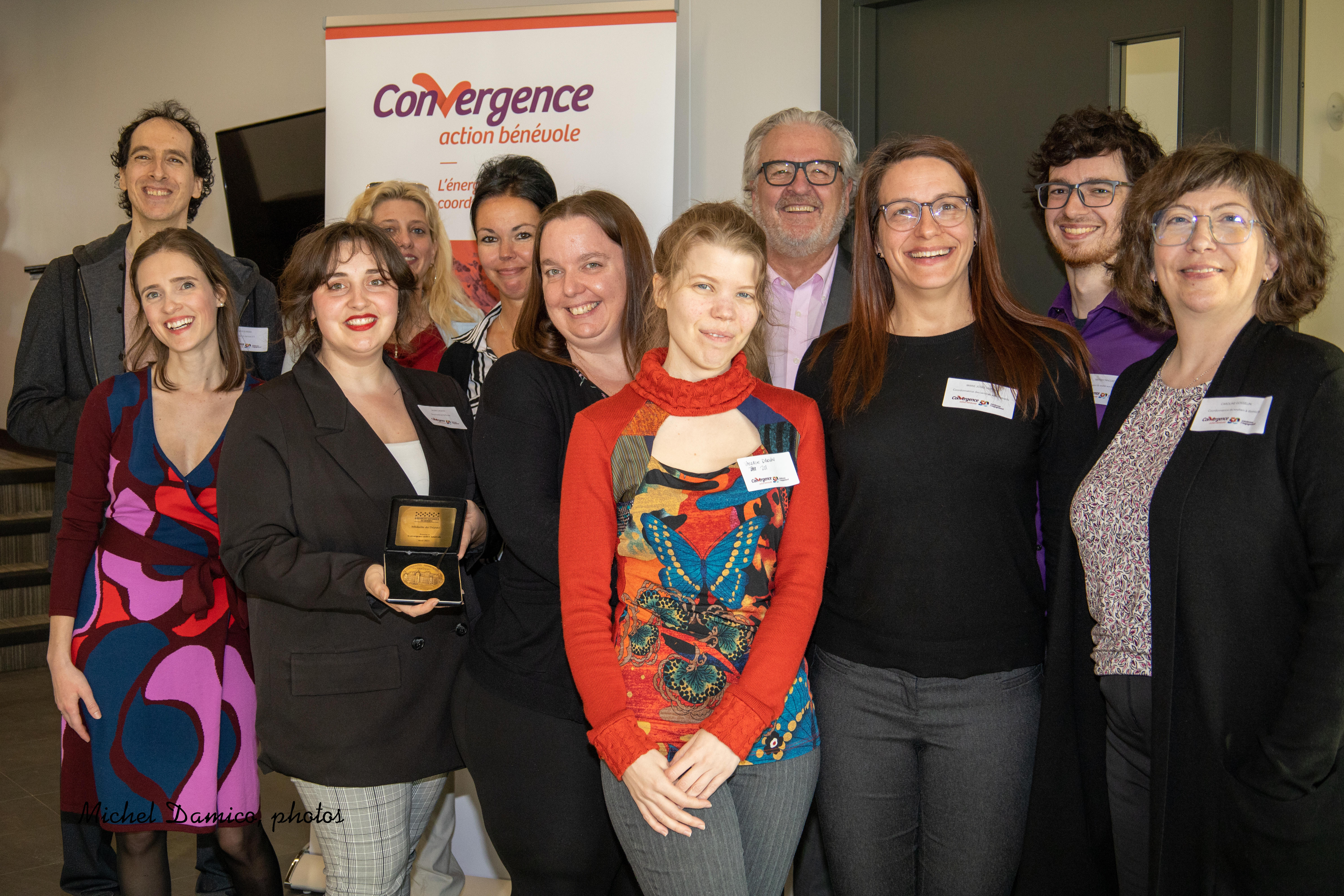 L’équipe de Convergence action bénévole