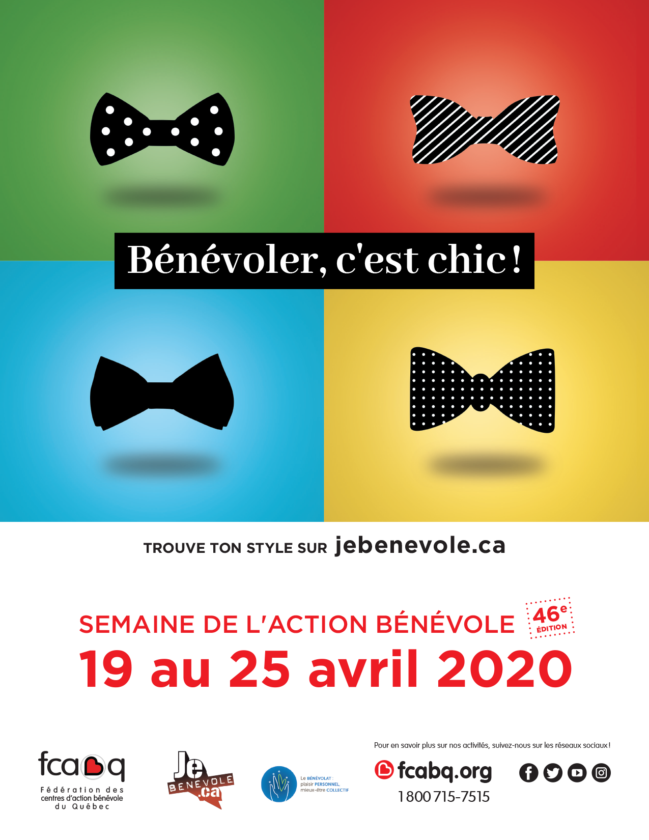 Bénévoler, c’est chic! Bénévoler, c’est chic!